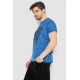Мужская футболка с принтом, цвет синий, 244R6019