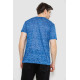 Мужская футболка с принтом, цвет синий, 244R6019