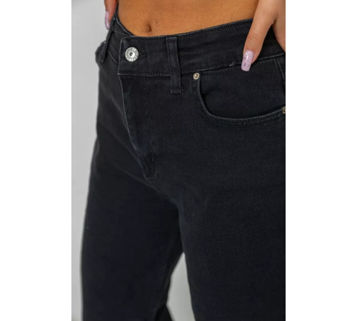 Джинси жіночі, колір чорний, 244R410-2001