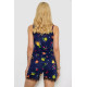 Піжама жіноча з принтом, колір синій, 243R2123