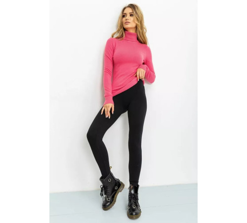 Гольф жіночий однотонний, колір рожевий, 131R152130