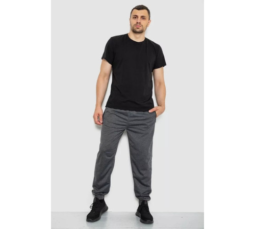 Спорт штани чоловічі, колір темно-сірий, 244R41512