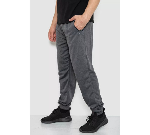 Спорт штани чоловічі, колір темно-сірий, 244R41512