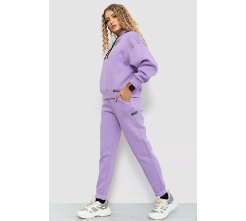 Спорт костюм жіночий на флісі, колір бузковий, 115R0493