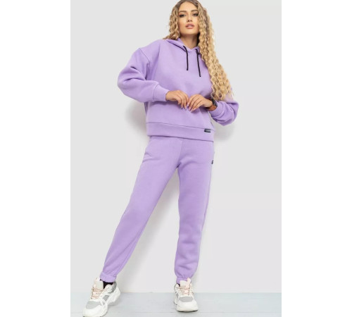 Спорт костюм жіночий на флісі, колір бузковий, 115R0493