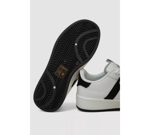 Кросівки жіночі шкіра, колір біло-чорний, 248RJH900-8