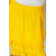 Спідниця однотонна коротка, колір жовтий, 102R5254