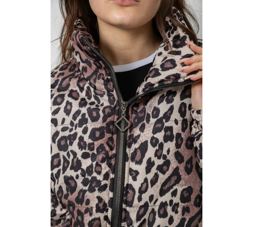 Куртка жіноча демісезонна, колір леопардовий, 102R5273-1