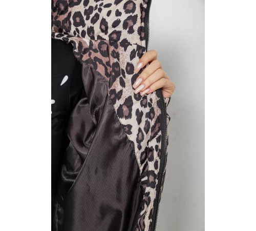 Куртка жіноча демісезонна, колір леопардовий, 102R5273-1