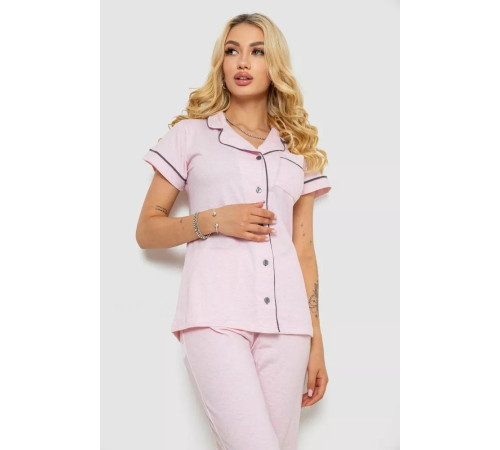 Пижама женская, цвет розовый, 243R19008
