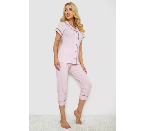 Пижама женская, цвет розовый, 243R19008
