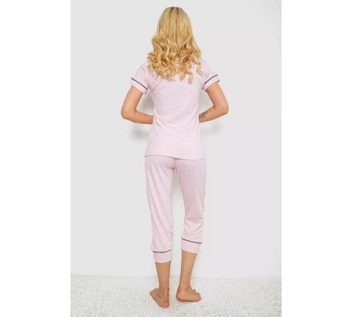Пижама женская, цвет розовый, 243R19008