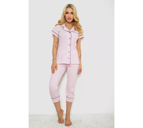 Пижама женская, цвет розовый, 243R19008