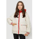 Куртка женская демисезонная с рукавом реглан, цвет молочный, 244R8023