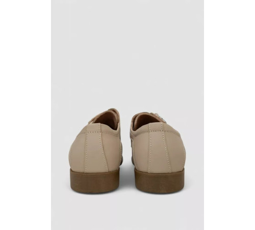 Туфли мужские с перфорацией, цвет темно-бежевый, 243RC1592.