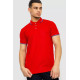 Поло мужское однотонное, цвет красный, 243RA25.