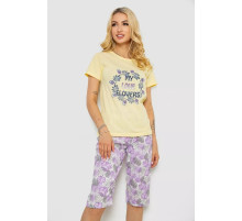 Женская пижама, цвет желтый, 243R50226