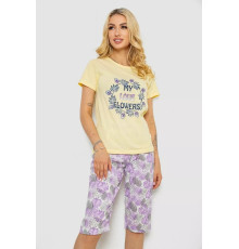 Женская пижама, цвет желтый, 243R50226
