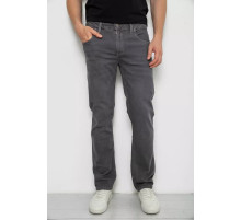 Джинси чоловічі однотонні, колір сірий, 244R1941