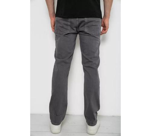 Джинси чоловічі однотонні, колір сірий, 244R1941