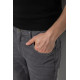 Джинси чоловічі однотонні, колір сірий, 244R1941