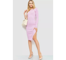 В'язане плаття, колір світло-рожевий, 204R174