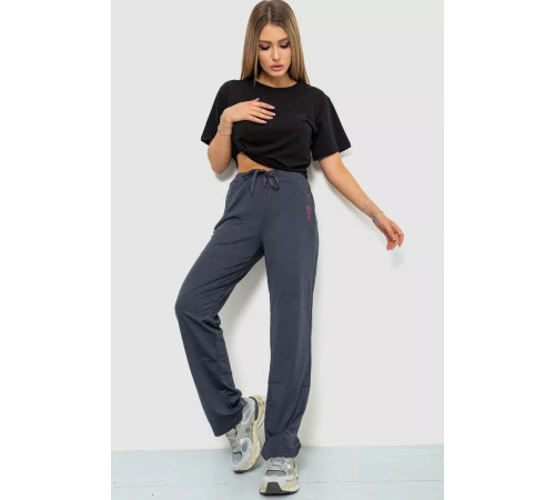 Спортивные брюки женские, цвет серый, 244R513