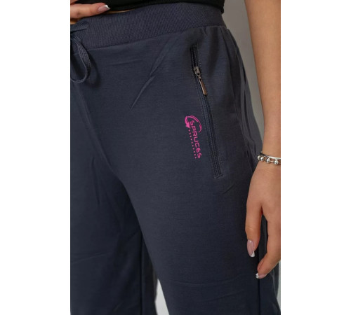 Спортивные брюки женские, цвет серый, 244R513