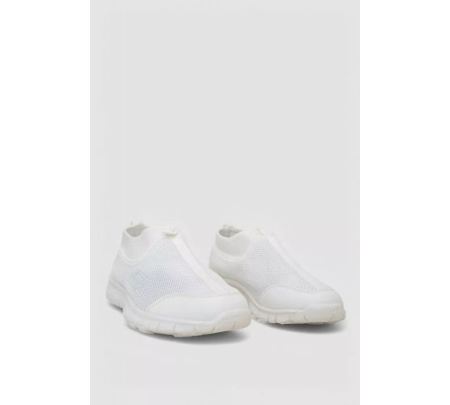 Слипоны мужские, цвет белый, 244RA318