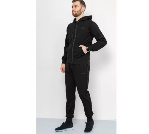 Спорт костюм чоловічий демісезонний, колір чорний, 241R175