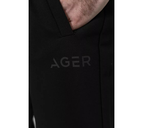 Спорт костюм чоловічий демісезонний, колір чорний, 241R175