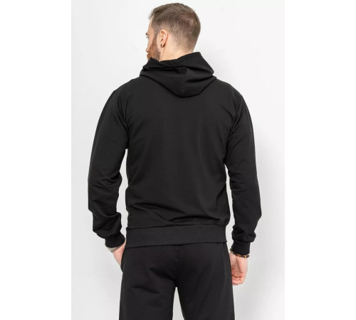 Спорт костюм чоловічий демісезонний, колір чорний, 241R175