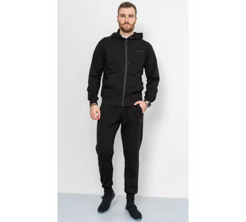 Спорт костюм чоловічий демісезонний, колір чорний, 241R175