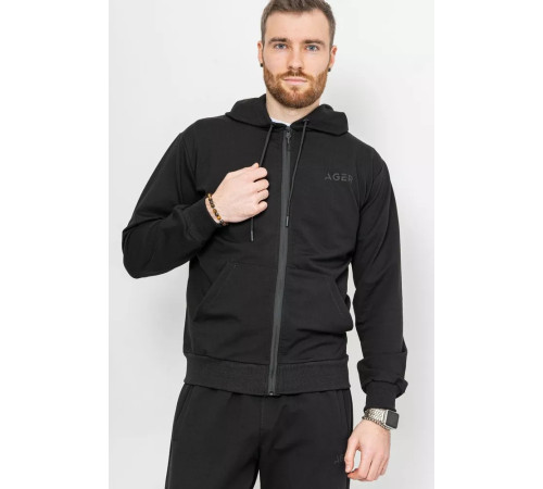 Спорт костюм чоловічий демісезонний, колір чорний, 241R175