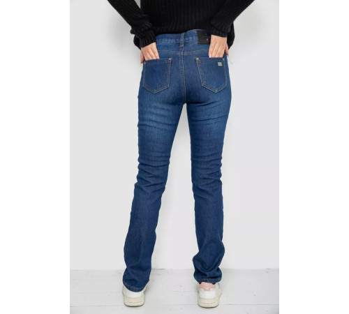 Джинси жіночі на флісі, колір синій, 244RM8110