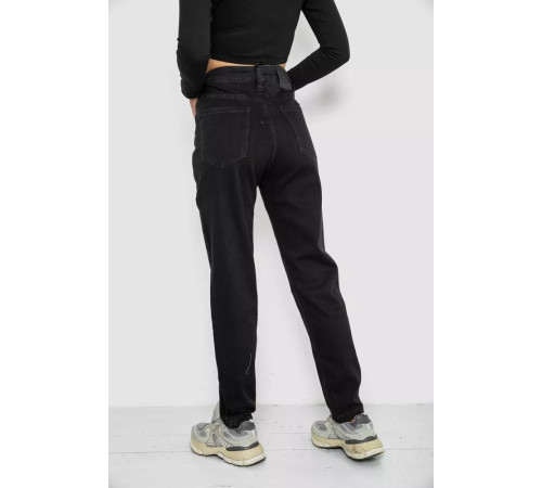 Джинсы женские стрейч, цвет черный, 244R8562-1