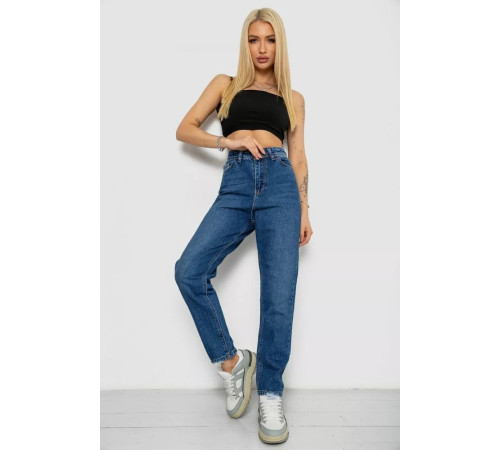 Джинси жіночі MOM, колір синій, 244R5225