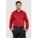 Сорочка чоловіча з принтом, колір червоний, 214R7166