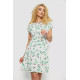 Сукня з принтом, колір молочно-зелений, 214R0225-3