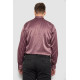 Рубашка мужская с принтом, цвет бордовый, 214R5829