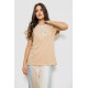 Піжама жіноча з принтом, колір бежевий, 243R1600-019