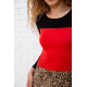 Міні-сукня з принтом, колір Чорно-червоний, 167R177-1