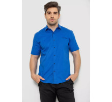 Рубашка мужская с принтом, цвет электрик, 214R7128