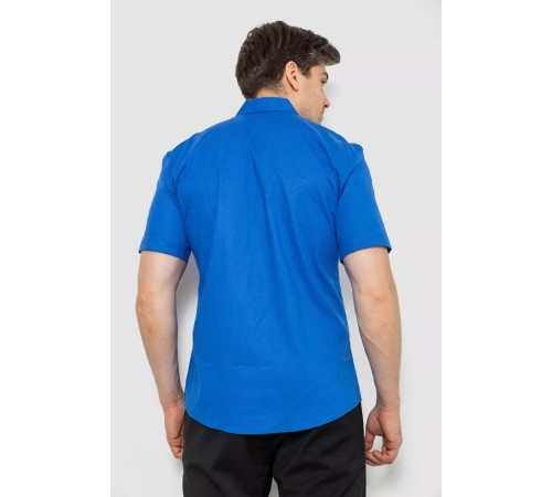 Рубашка мужская с принтом, цвет электрик, 214R7128