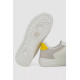 Кеды женские, цвет бело-желтый, 248R147