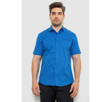 Сорочка чоловіча з принтом, колір електрик, 214R7130-2