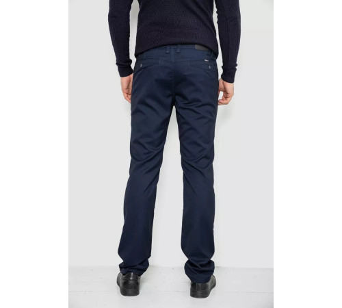 Брюки мужские, цвет темно-синий, 244R4203B