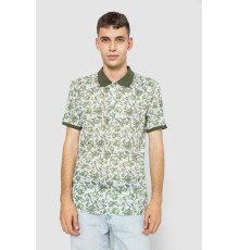 Поло мужское котоновое, цвет молочно-зеленый, 247R304