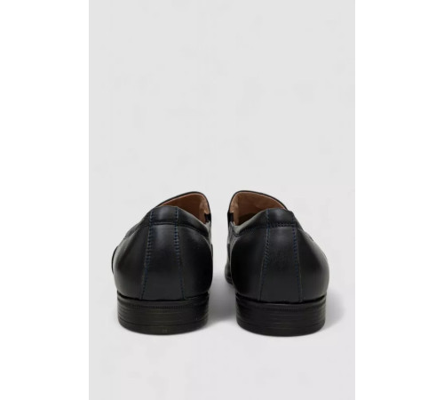 Туфлі чоловічі з перфорацією, колір темно-синій, 243RC1315