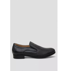 Туфлі чоловічі з перфорацією, колір темно-синій, 243RC1315